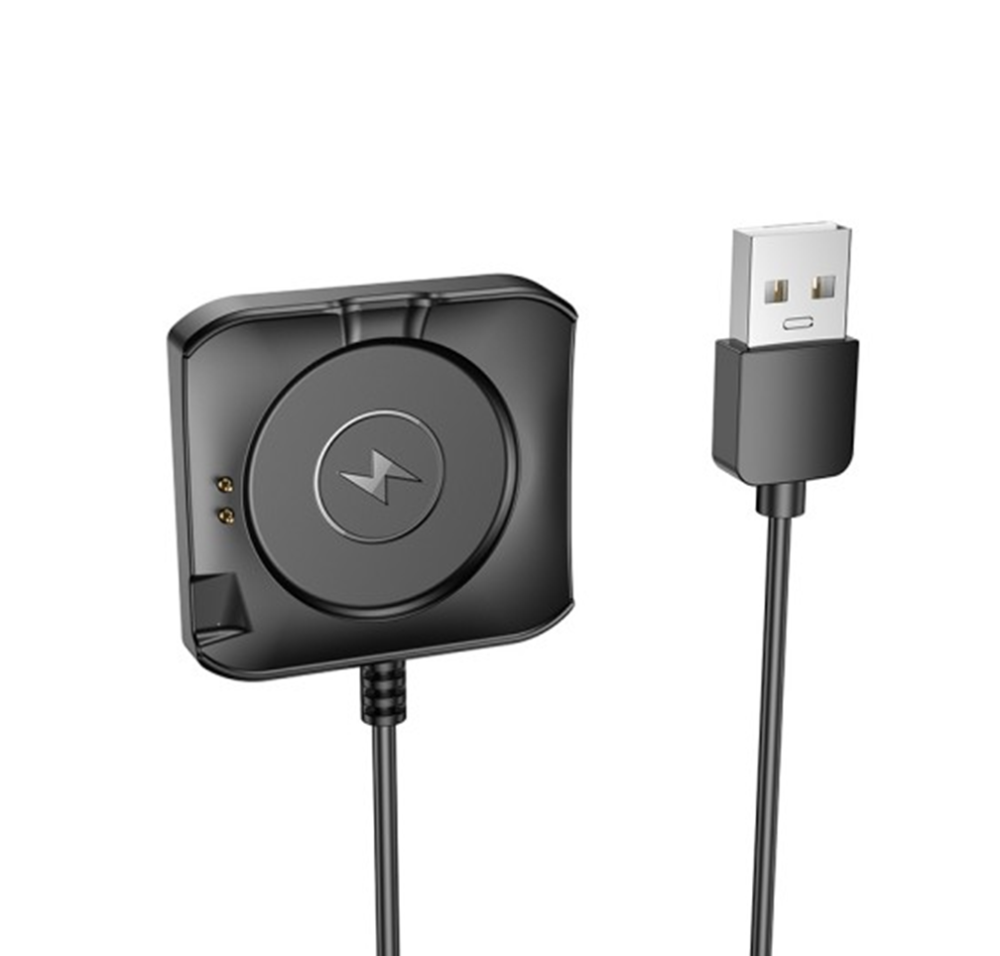 Бездротовий зарядний пристрій для смарт-годинника Y28 Smart sports watch charging cable Black Київ - фото 1