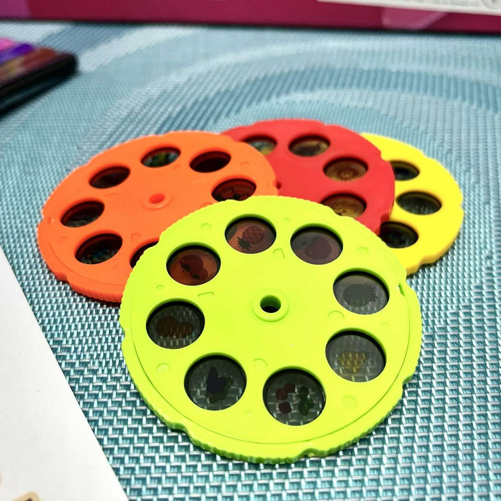 Проектор для малювання 32 слайда фломастери 12шт блокнот Рожевий (AK 0002 AB) Чернигов - изображение 4