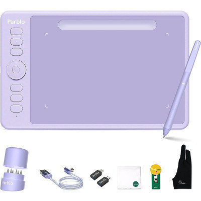 Графічний планшет Parblo Intangbo S Violet (INTANGBOSP) Вінниця - фото 2