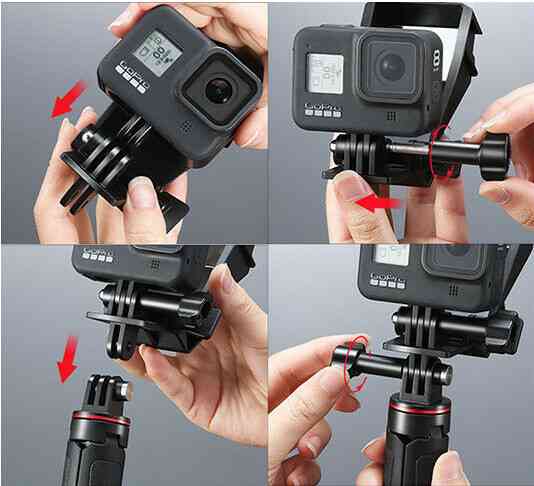 Селфі дзеркало з кріпленням адаптеру мікрофона для GoPro Ulanzi GP-5 Київ