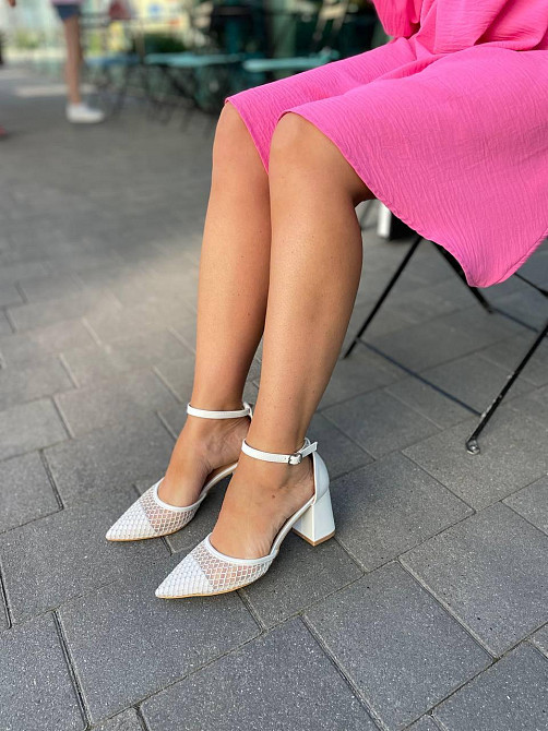 SMALL SWAN Босоніжки жіночі SMALL SWAN L11-274-2 білі (літо, еко-шкіра) (5897) Коломия - фото 2