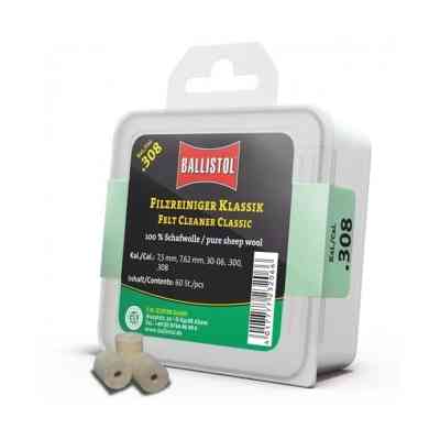 Патч для чистки оружия Ballistol войлочный классический 308 60шт/уп (23206) Винница