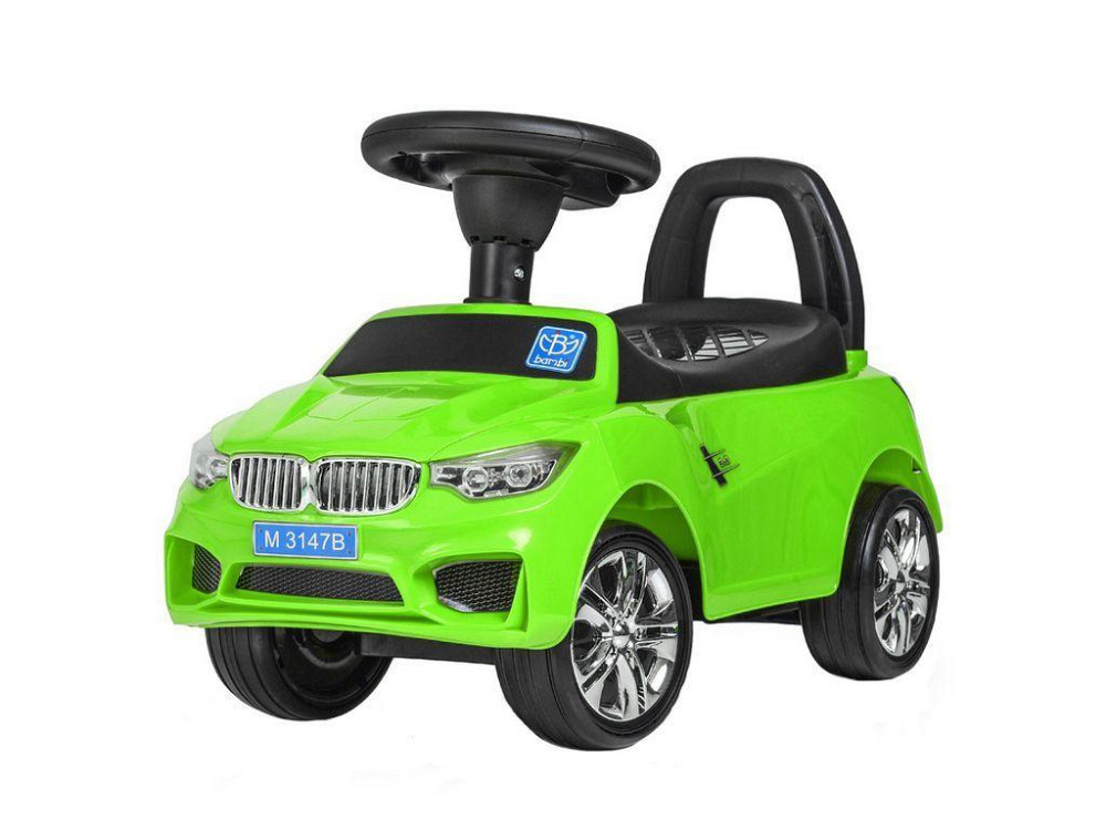 Каталка-толокар Audi звукові та світлові ефекти прогумовані колеса багажник під сидінням Зелений (M 3147B-5) Чернігів - фото 1