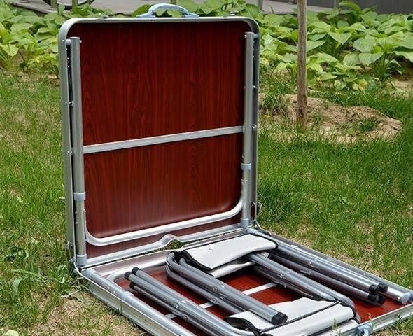 Стол раскладной + 4 стула (120х60х70 см) Харьков - изображение 3