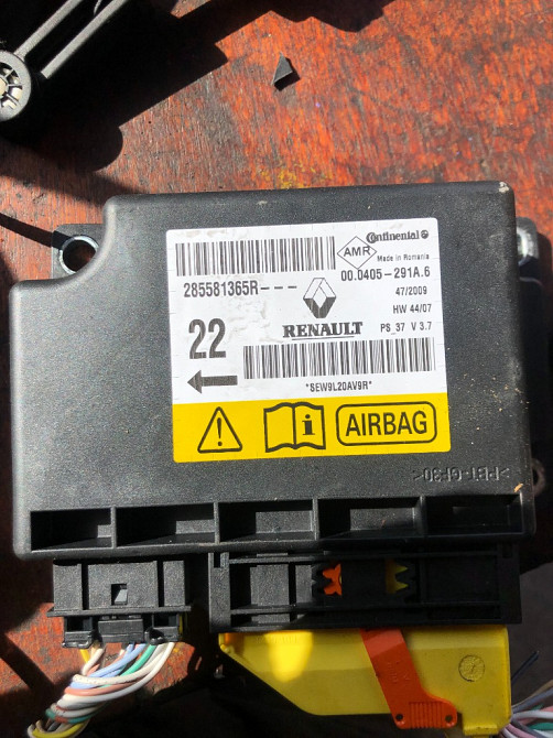 Блок керування AirBag Renault Scenic III 2009-2016 (285581365R) Ковель - фото 1