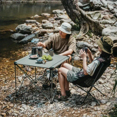 Туристический стол Naturehike CNK2450JJ013, M, алюміній, сірий (6976507663267) Винница - изображение 8