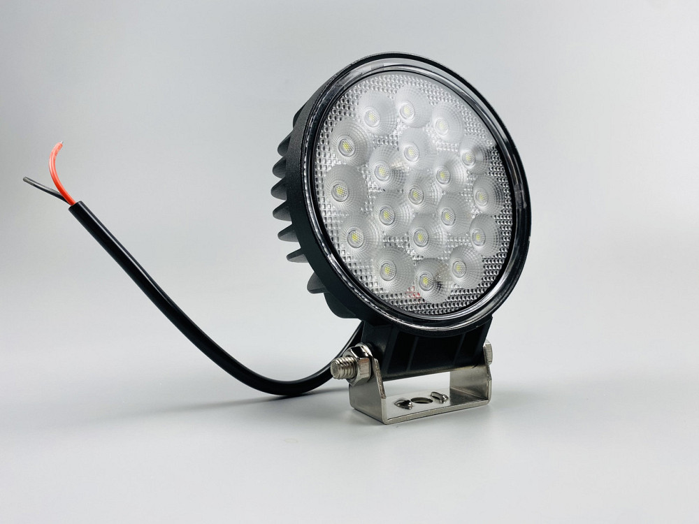 Фара LED кругла 19 led chip 9-30V, Світлодіодна лампа для позашляховика Мукачево - фото 9