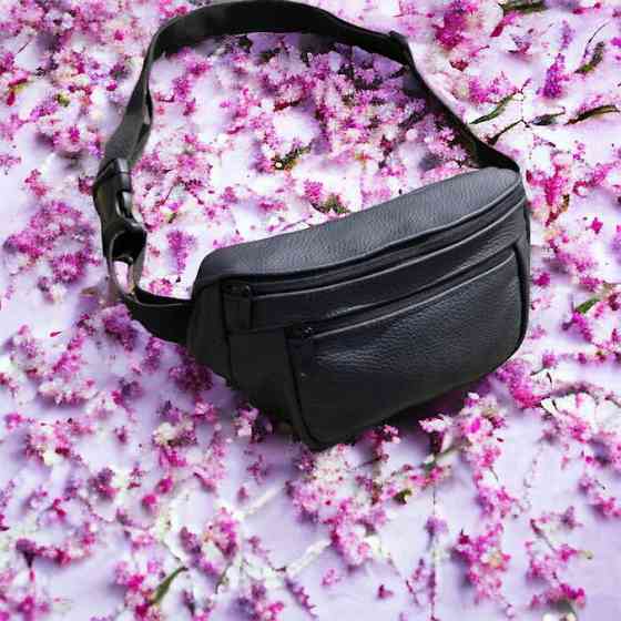 Комплект: кожаная бананка + тактический фонарь EU-47 Львов