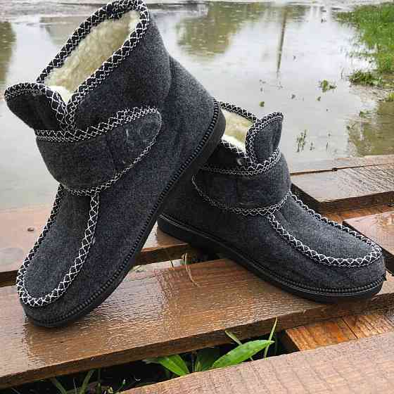 Жіночі пінкові калоші 41р, Жіночі дутики водонепроникні, Бурки жіночі хутряні валянки бурки FJ-68 Львів