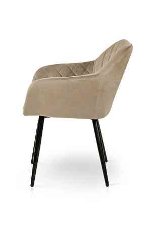 Крісло Акура HC-R17, чорний/велюр пісочний Киев