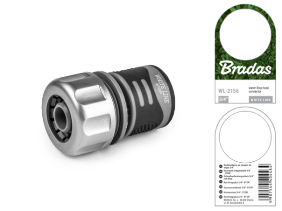 Конектор 3/4", STOP, TPR WHITE LINE, WL-2156 Київ