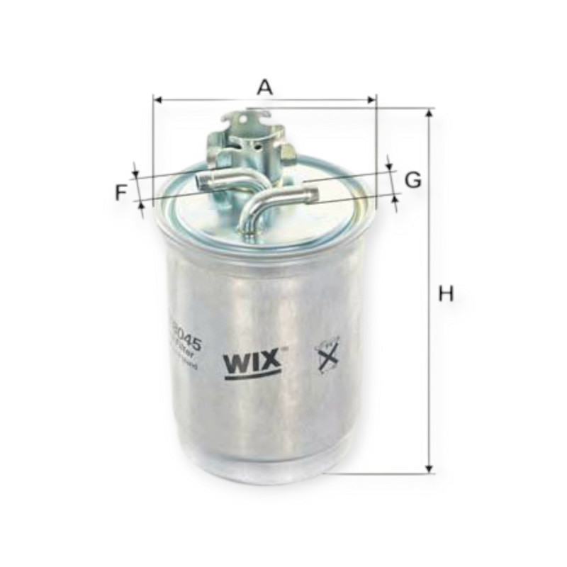 Фільтр Фольцваген T4 D, TD, TDI (1990-2003), LT 2.4D, 2.4TD (1982-1997) паливний Мукачево - фото 1