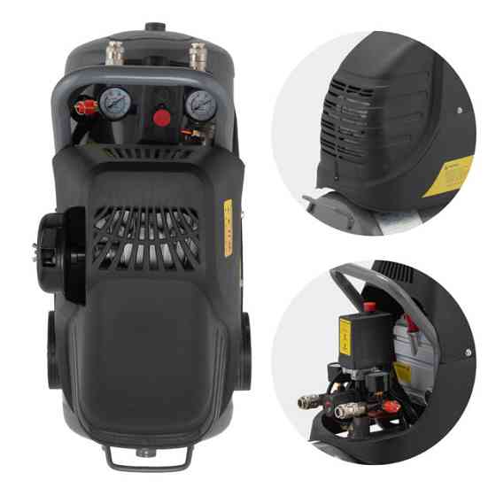 Компресор, 24 л, 1,5 кВт, 220 В, 8 атм, 206 л/хв, 80 дБ INTERTOOL PT-0009 Київ