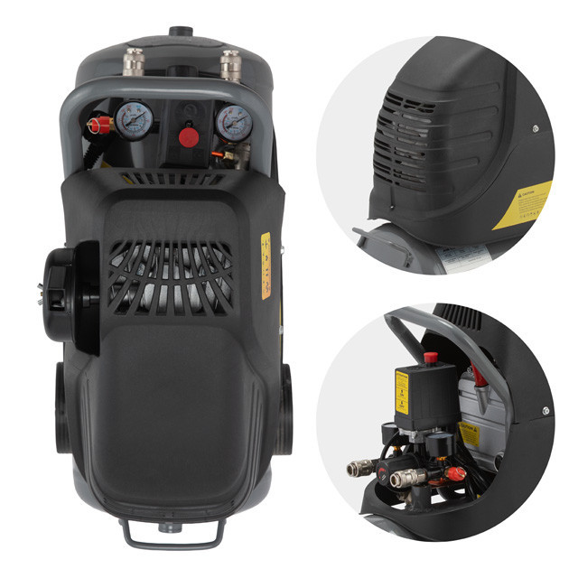 Компресор, 24 л, 1,5 кВт, 220 В, 8 атм, 206 л/хв, 80 дБ INTERTOOL PT-0009 Київ - фото 5