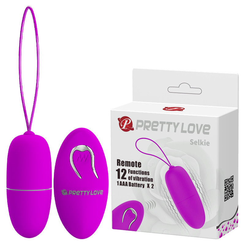 Віброяйце - Pretty Love Selkie Vibrating Egg Purple Sex Aura Київ - фото 1