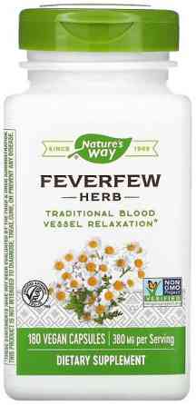 Пиретрум девичий Nature's Way Feverfews 380 мг 180 капсул Киев