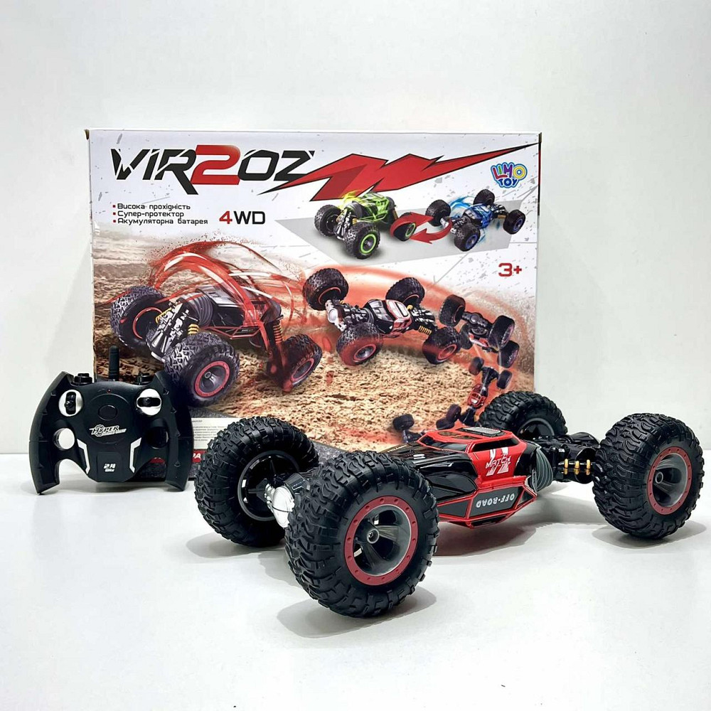 Машина трюкова Limo Toy перевертень всюдихід на радіокеруванні гумові колеса Червона (M 5507) Чернигов - изображение 2
