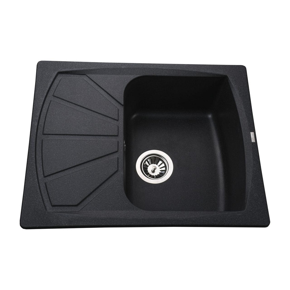 Гранітна мийка Globus Lux TANA графіт 610 х 500 мм-А0001 Київ - фото 1