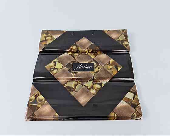 Полиэтиленовый пакет (40х40) с пластиковой ручкой