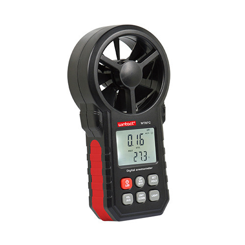 Анемометр із функцією вимірювання об'ємної витрати 0,3-30 м/с, -10-45 °C WINTACT WT87C Одеса - фото 2