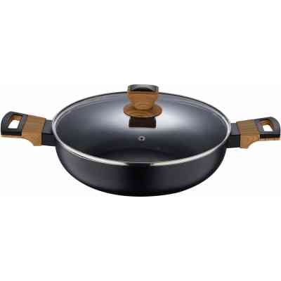 Сотейник Bergner Earth black з кришкою 28 см (BG-32038-BK) Вінниця