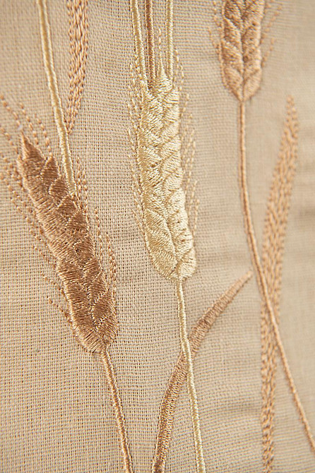 Вышиванка женская льняная, бежевая топ Киев - изображение 4