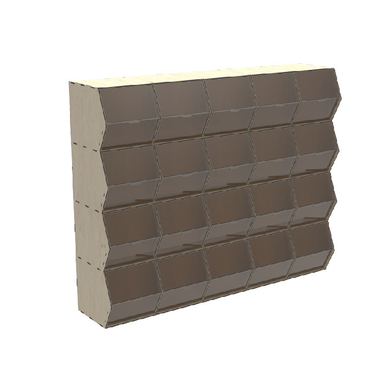 Диспенсер EKOSTAR для цукерок, снеків, горіхів, круп на 20 комірок Київ - фото 2