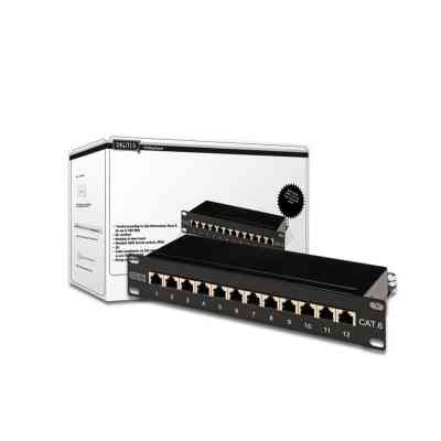Патч-панель Digitus 10&quot; 1U 12 портов cat.6 STP в сборе (DN-91612S) Вінниця