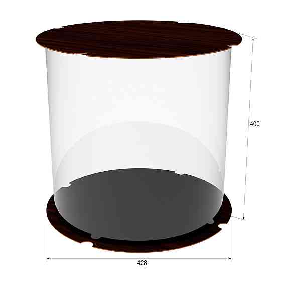 Коробка для тортів, квітів та подарунків EKOSTAR 400х400 Київ