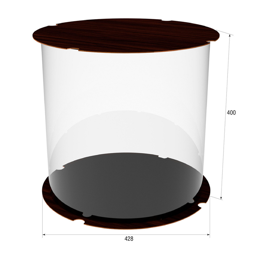 Коробка для тортів, квітів та подарунків EKOSTAR 400х400 Київ - фото 2