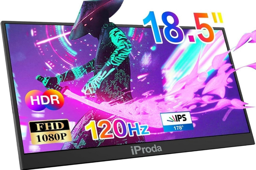 Монітор портативний 18.5" iProda PD182KPN Full HD IPS 120 Гц. Київ - фото 7