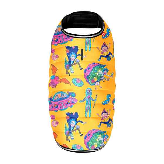 Курточка-накидка для собак WAUDOG Clothes, малюнок "Рік та Морті 3", XL, А 47 см, B 68-80 см, С Коломыя