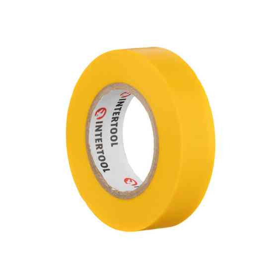 Стрічка ізоляційна 0.15мм*17мм*15м жовта INTERTOOL IT-0042 Киев