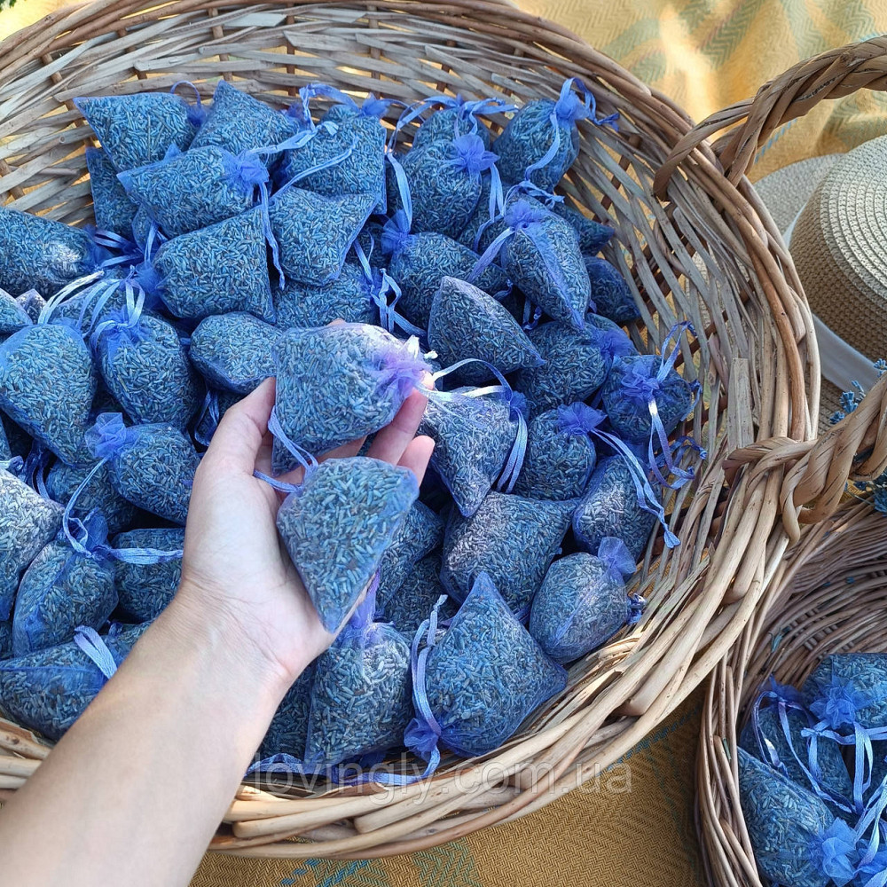 Ароматичні міні мішечки з лавандою, аромасаше з лаванди в мішечках . Ірпінь - фото 1