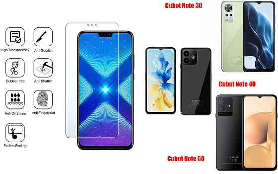 Защитное стекло NeoGlass для Cubot Note 30, Cubot Note 40, Cubot Note 50 – ультрапрозрачное и устойчивое Киев