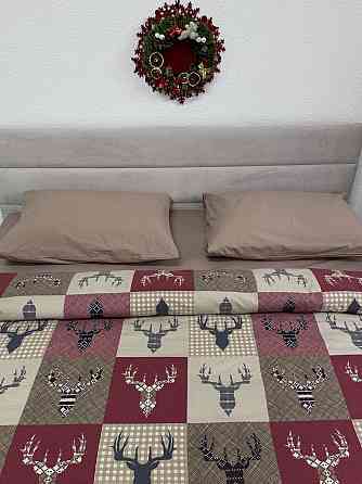 Ecotton Комплект постільної білизни Ecotton полуторний 150х215 см червоний Олені новорічний Коломыя