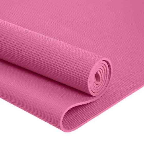 Килимок для йоги та фітнесу Power System PS-4014 PVC Fitness Yoga Mat Pink (173x61x0.6) Луцьк