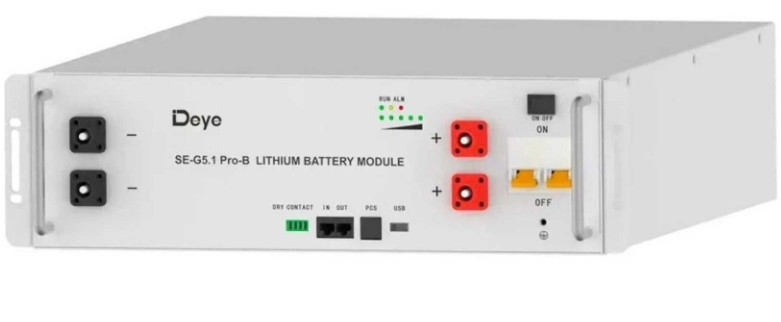 Deye SE-G5.1 Pro-B — 51.2 V 5.12kWh домашня батарея. Харків - фото 1