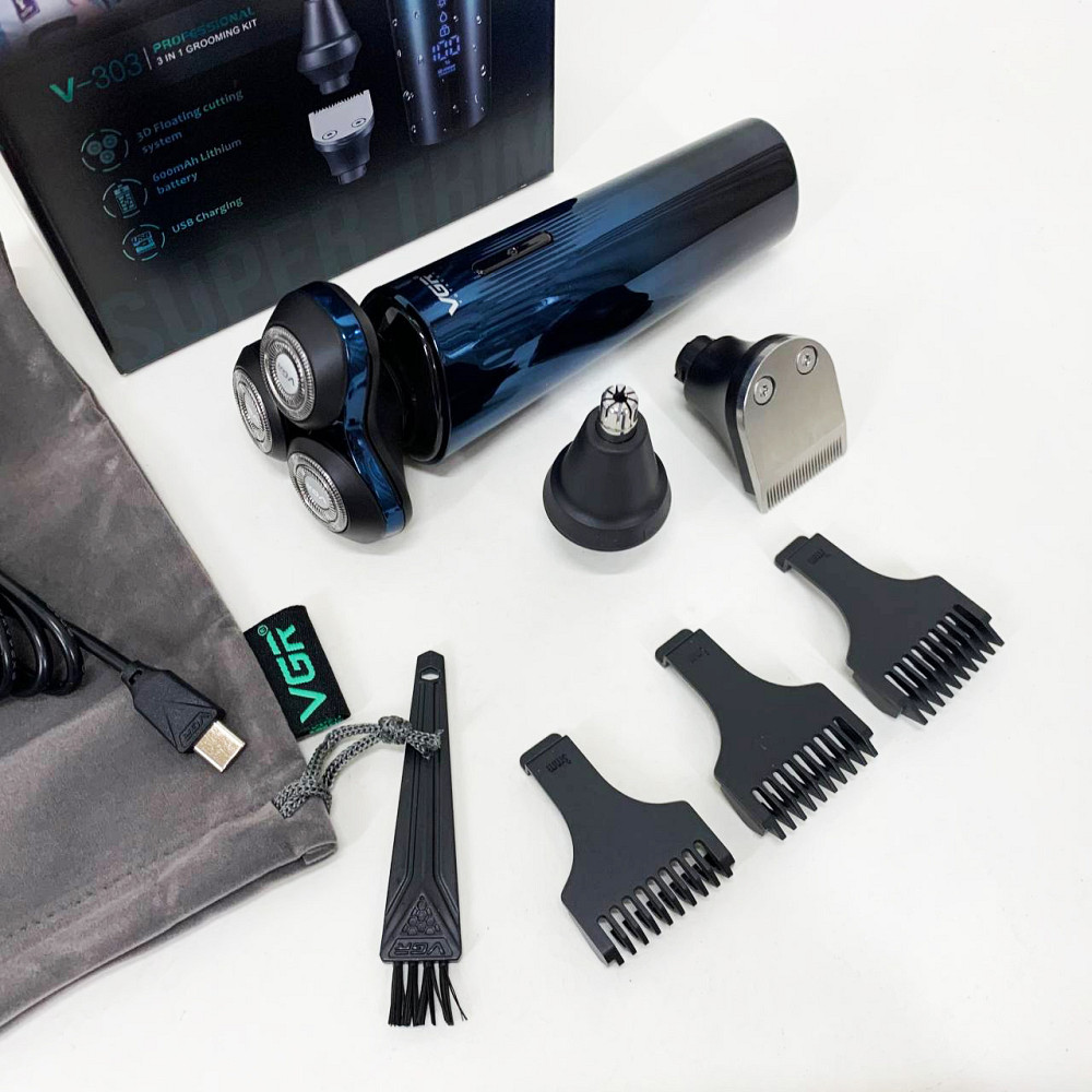 Бритва с аккумуляторным зарядным устройством, Электрическая бритва для качественного бритья AP-26 Львов - изображение 6