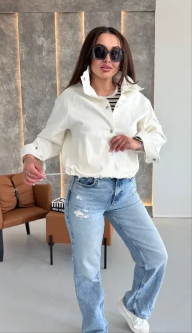 Женский джинсовый бомбардировщик Одесса - изображение 12