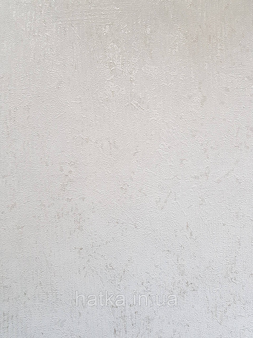 Шпалери метрові вінілові на флізеліні Sintra Structure під штукатурку мазки смужки білі зі сріблом 423193 Київ - фото 1