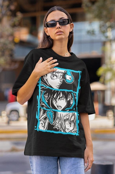 Футболка для мальчика аниме Магическая битва оверсайз (рост от 165 до 180 ) Черний AnimeJ0934m Днепр - изображение 2