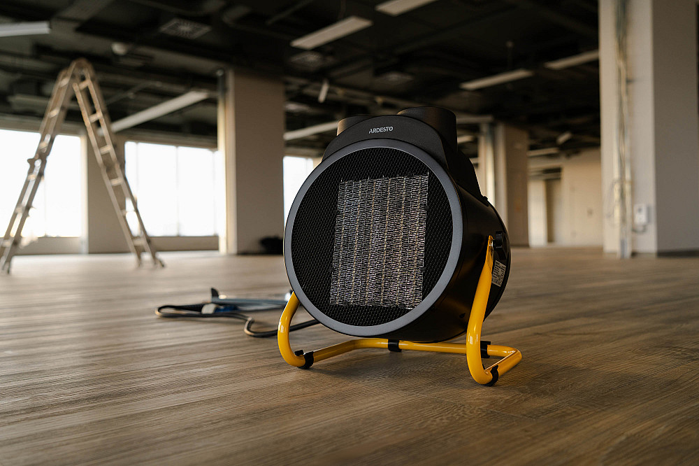 Теплова гармата електрична ARDESTO IFH-05B 5кВт, 50м2, 470м3/г, керамічний нагрів. елемент (PTC), чорний, 4кг Київ - фото 4