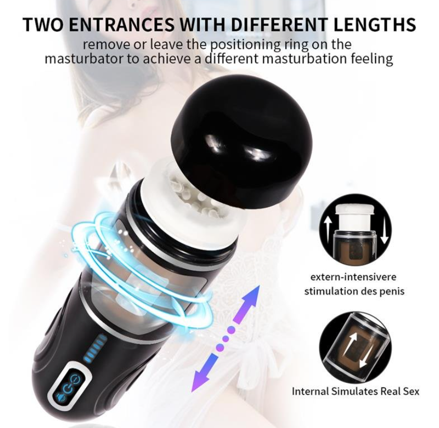Автоматический 3D мастурбатор Gia Thrusting Cup-Hand Free Sex Aura Киев - изображение 5