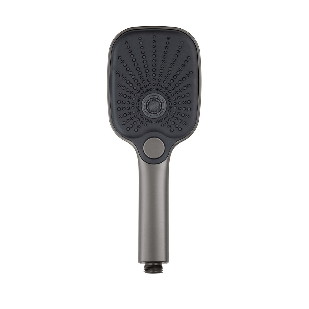 Смеситель для ванны Kroner KRP Makon-GRP070 с душевым гарнитуром графит Киев - изображение 6