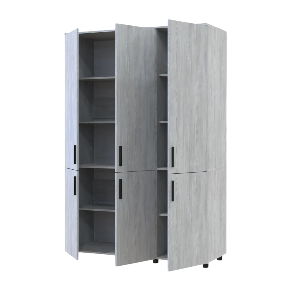 Шафа для одягу Doros Торн Сосна Натті 3 ДСП (полиці) 135х51.6х200 (DRS-012078) Дніпро - фото 5