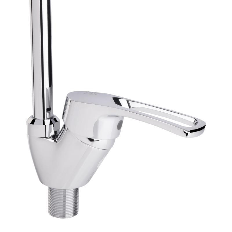 Змішувач для кухні Lidz (CRM) 44 80 008F-4 з рефлекторним виливом Київ - фото 3