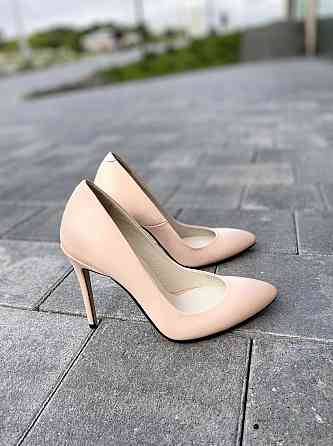 Туфлі жіночі M-LUX пудра натуральна шкіра каблук 10 см (91020) Коломыя