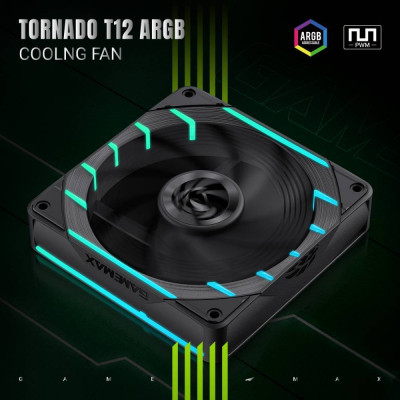 Кулер для корпуса Gamemax Tornado T12 ARGB Винница - изображение 7