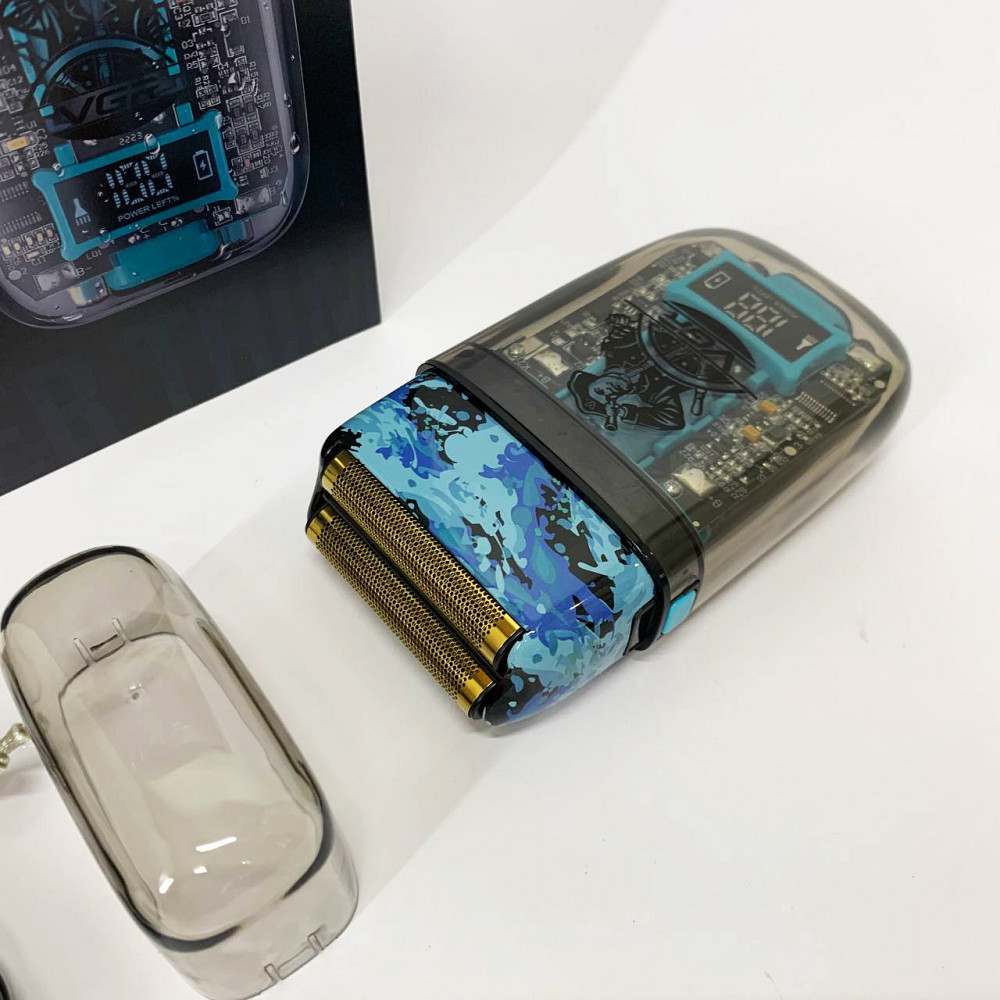 Профессиональная бритва для мужчин VGR, Мужская бритва на батарейках портативная аккумуляторная TH-44 Львов - изображение 10